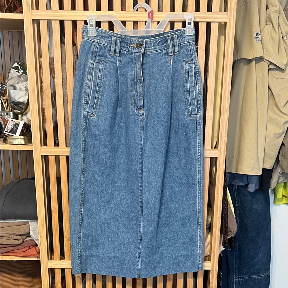 Vintage denim skirt